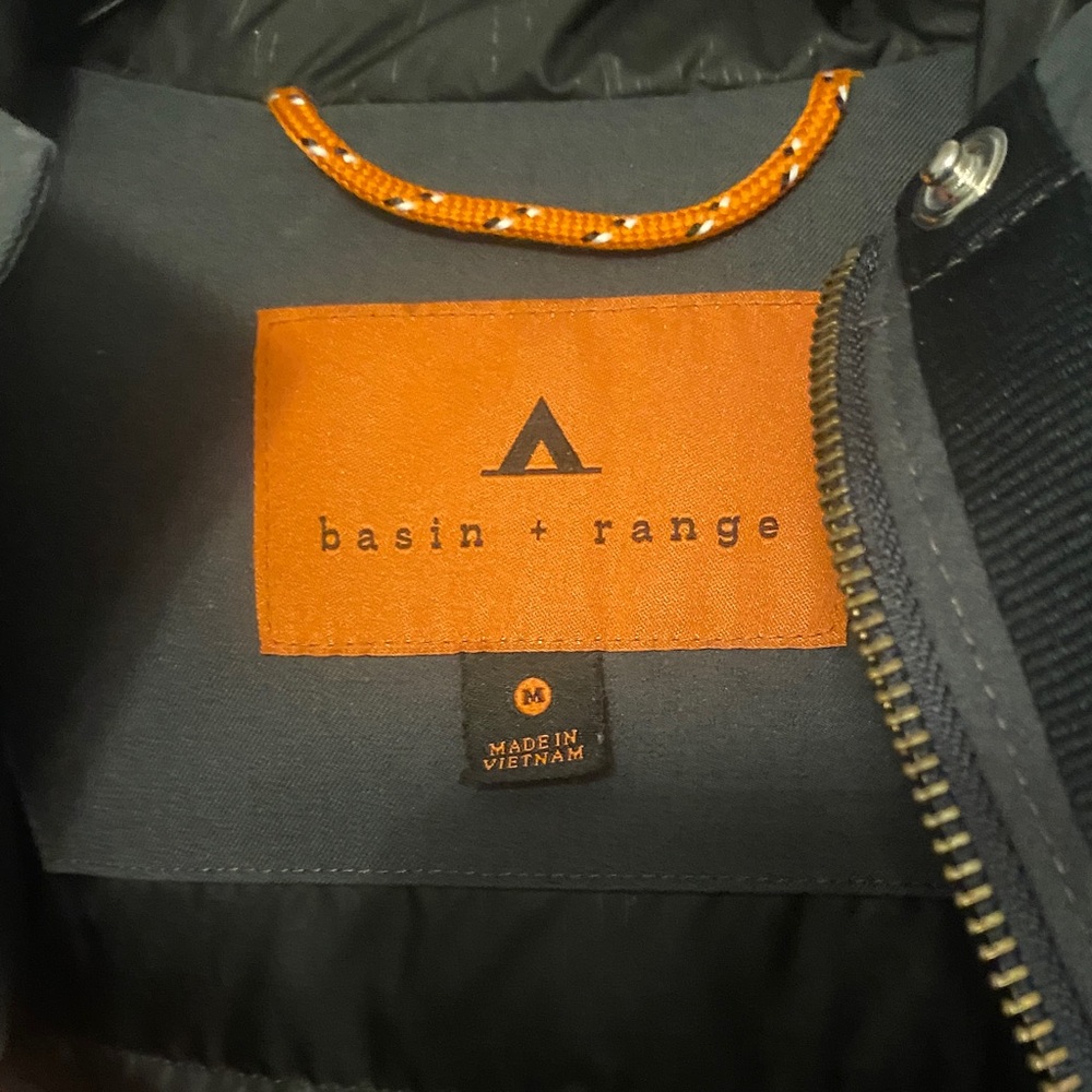 Dark Gray Basin + Range Hooded Parka with Brown Accents - Picture 3 of 8